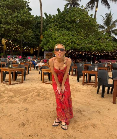 Carrie Bickmore smashed her head and has to undergo surgery after walking into a wall