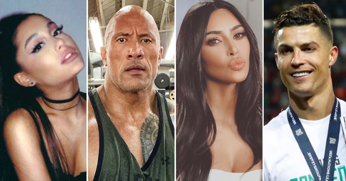 Most Followed Celebrity Instagram Accounts In 2020 Revealed With Top Celeb Boasting 225 Million Followers