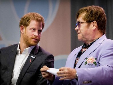 Prince Harry and Elton John