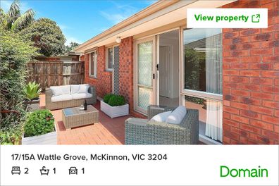 Unit Domain rental listing Melbourne