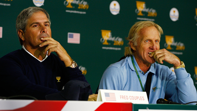 Fred Couples and Greg Norman