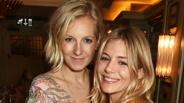 Designer Savannah Miller with sister Sienna. Image: Getty