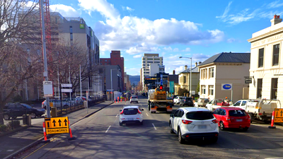 Tasmania:  Macquarie Street, Hobart