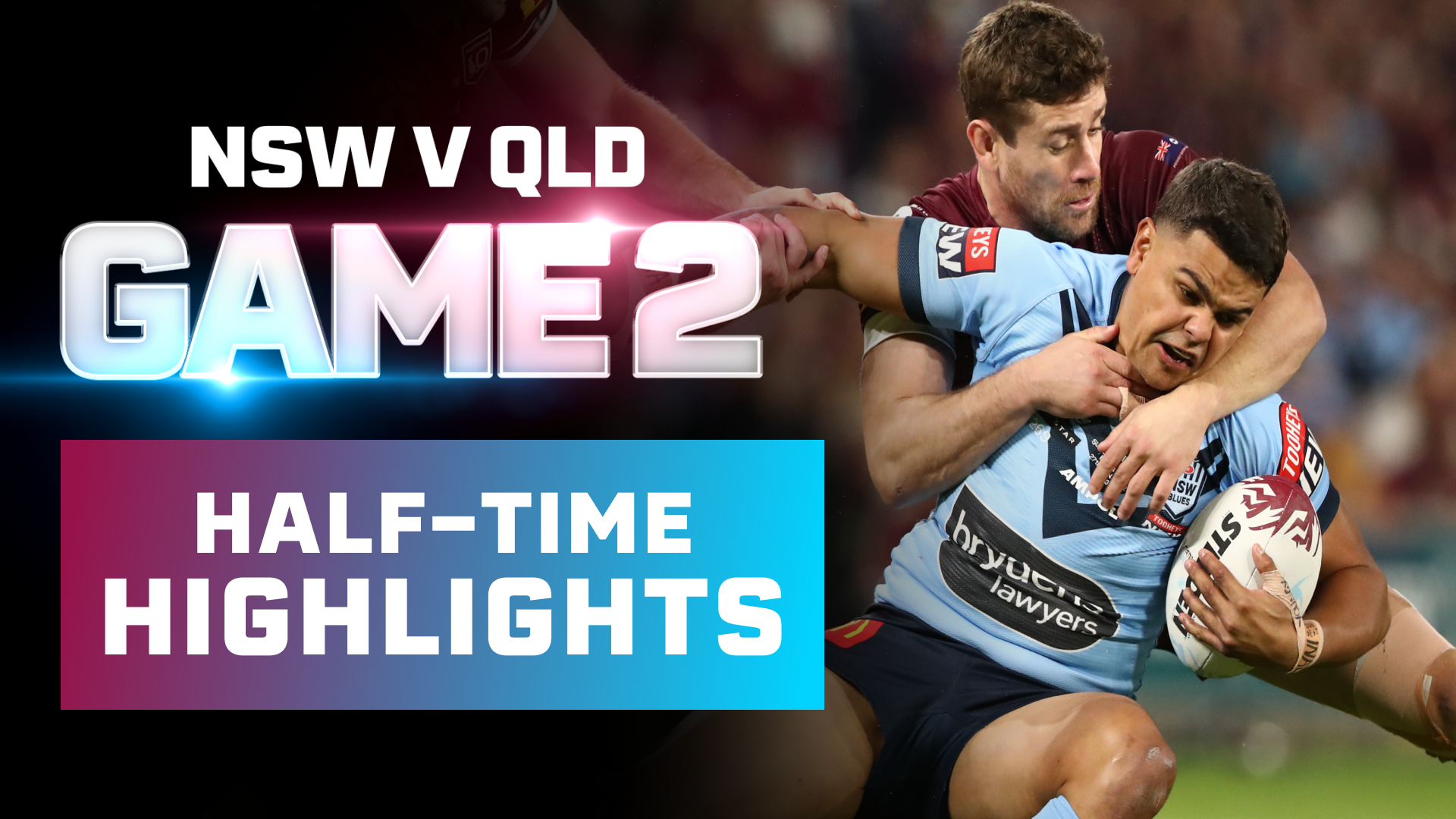 Half Time Highlights Game 2 Nsw V Qld Watch State Of Origin 21 Catch Up Tv 9now Short Video