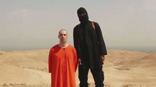 A still frame taken from an undated video showing the killing of American journalist James Foley by 'Jihadi John.' (supplied)