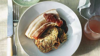 Recipe:<a href="http://kitchen.nine.com.au/2016/05/17/14/55/zucchini-fritters" target="_top"> Classic zucchini fritters</a>