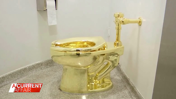 The $6 million solid gold loo was an art piece titled &#x27;America&#x27; - exhibited by ﻿controversial installation artist Maurizio Cattelan.