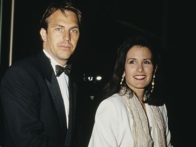 Kevin Costner and former wife Cindy Silva in the early 90s.