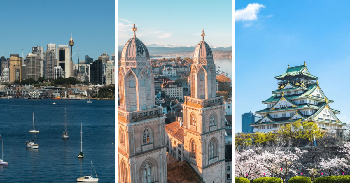 Two Aussie cities make global top 10