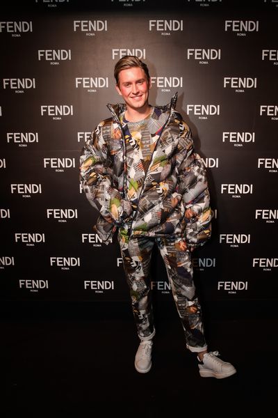 Elliot Garnaut&nbsp;at the opening of Fendi's new boutique in Collins Street Melbourne