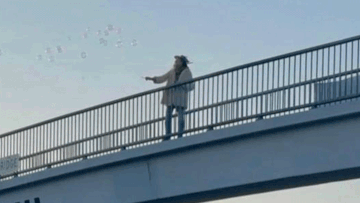 The Blaxland &quot;bubble man&quot;.