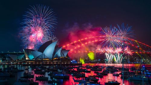 fireworks, SydNYE, New Years Eve fireworks, NYE, New South Wales, NYE23, NSW, Circular Quay, City of Sydney, Australia, Sydney