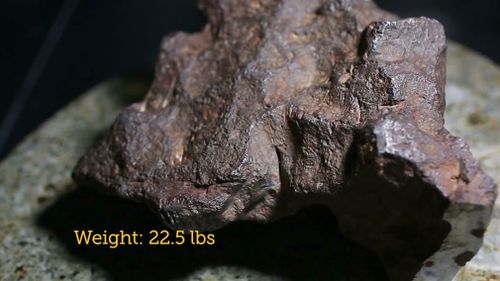 Central Michigan University says the 10.2kg space rock was recently identified by Department of Earth and Atmospheric Sciences professor Dr Monaliza Sirbescu after the owner “brought it to her out of curiosity”.