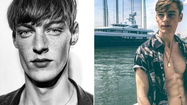 Twenty -year-old Romanian model Robert Sipos. 