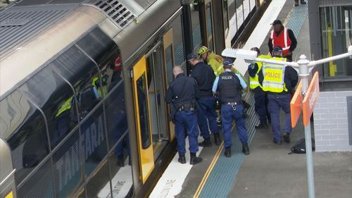 Man falls onto train tracks as train approaches in Penshurst.