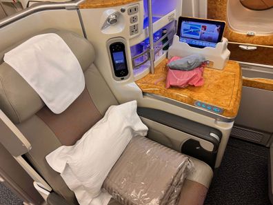 Emirates A380 business class