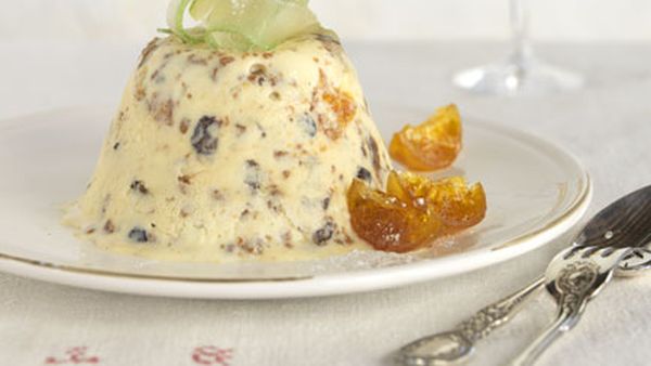 Frozen Christmas pudding