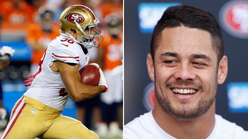 Jarryd Hayne has made the 49ers roster. (AAP)