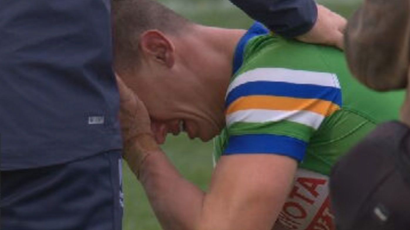 Jack Wighton brought to tears when discussing exit from Raiders to join Rabbitohs