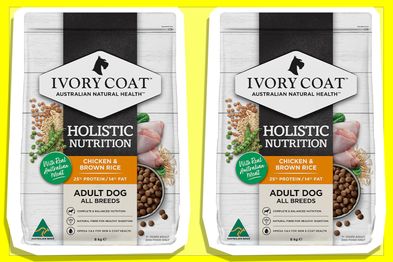9PR: Ivory Coat Holistic Nutrition Chicken and Brown Rice Dry Dog Food, 8kg