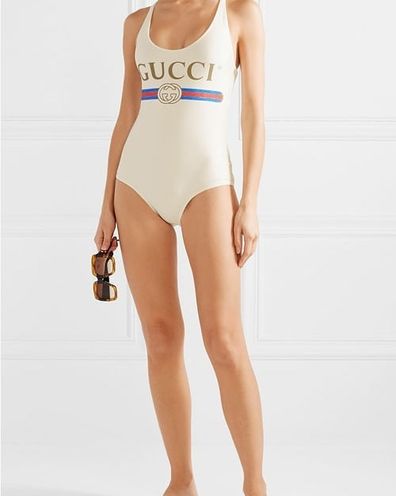 Gucci Bathing Suit in Ivory