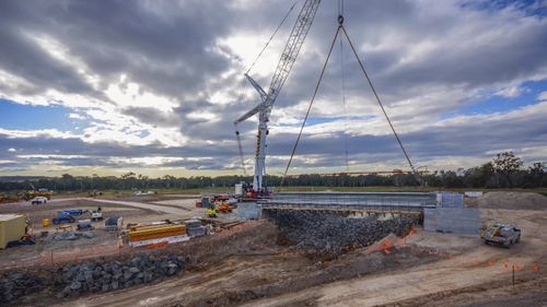 190514 Sydney Badgerys Creek Airport bridge construction News NSW