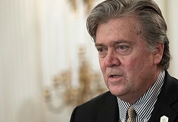 How long did Steve Bannon serve as senior counsellor to the president?
