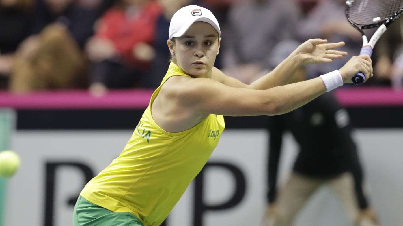Ashleigh Barty, Madison Keys set for titanic Fed Cup clash after 1-1 opening day