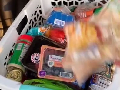 One of the tips is to place your supermarket goods into two plastic laundry baskets rather than packing into bags after shopping.