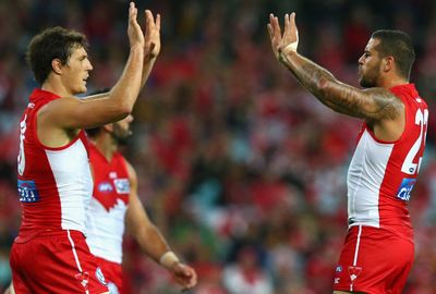 He and Kurt Tippett made up the game's most lethal forward combination.