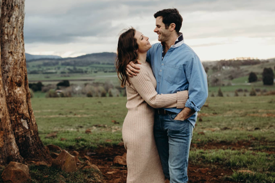 Stephanie with her husband Sam.