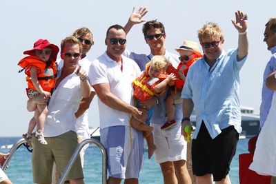 Neil Patrick Harris and Sir Elton John took their super-cute broods on a double-dad-date holiday to Saint Tropez.