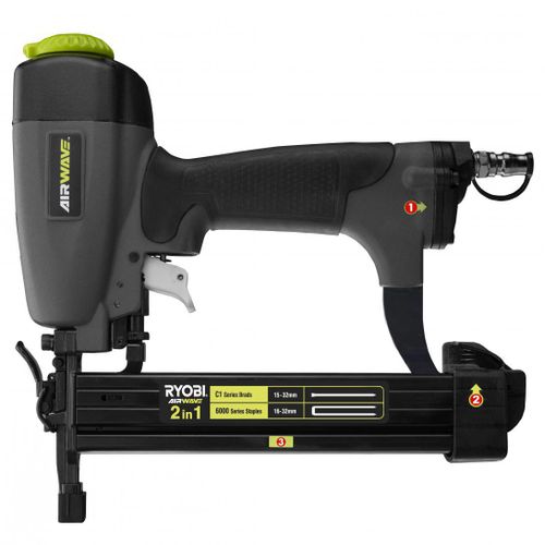 The ﻿Ryobi model Airwave 2-in-1 Brad Nailer/Stapler is being recalled by the Australian Competition and Consumer Commission (ACCC) due to a malfunction.