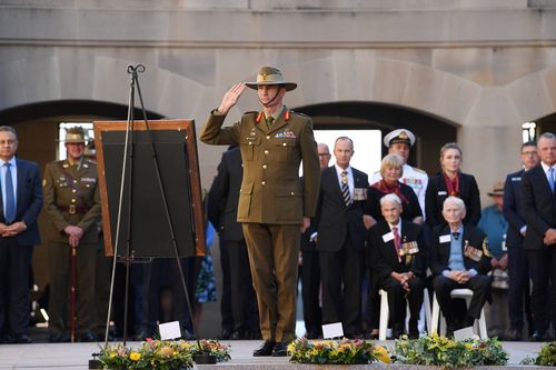 Lt Gen Campbell said it would be "a great privilege and honour to serve'. Picture: AAP