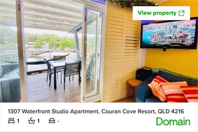 Real estate property Domain listing waterfront Gold Coast studio 