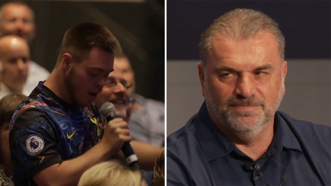 'Didn't see that coming': Ange Postecoglou's 'class' act gives Spurs fan 'best day ever'