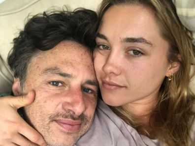 Zach Braff, girlfriend Florence Pugh, birthday message, greeting, Instagram