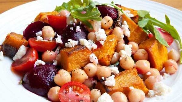 Kathleen Alleaume's baby beet, chickpea and feta salad