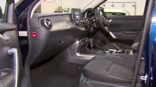 A peek inside the luxury ute. (9NEWS)