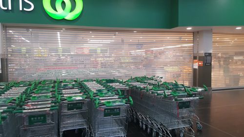 The outage affected numerous Woolworths stores across Australia, including the Malvern Central outlet in Melbourne (pictured). 