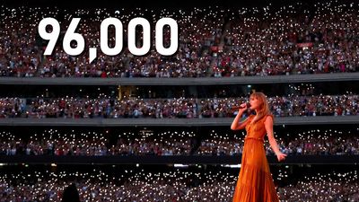 96,000: Number of fans at each Melbourne show