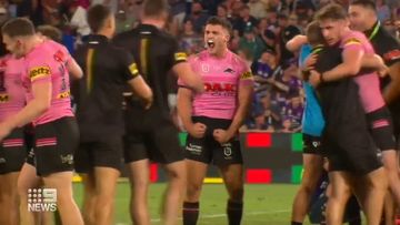 Panthers&#x27; Nathan Cleary on his shoulder injury