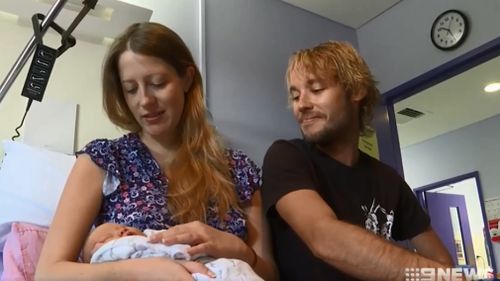 About 12 babies were conceived about the time Cyclone Debbie hit. (9NEWS)