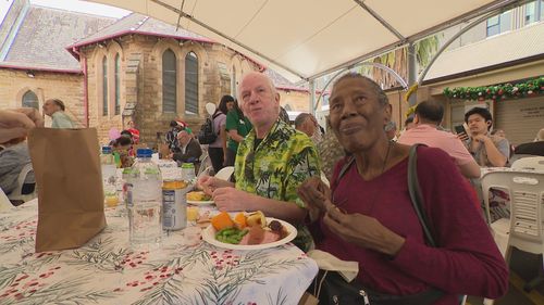 Christmas Day lunch at Bill Crews and the Exodus Foundation in Sydney