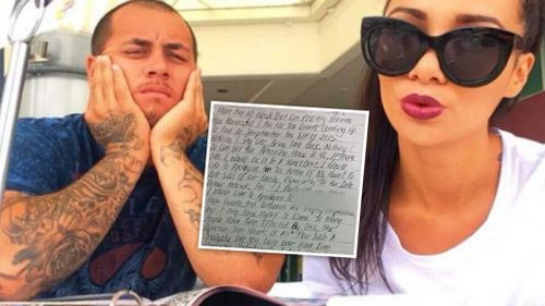 Patea wrote a letter of apology. (9NEWS)
