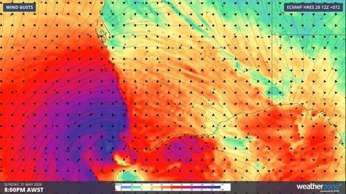 Devastating winds will hit WA this weekend