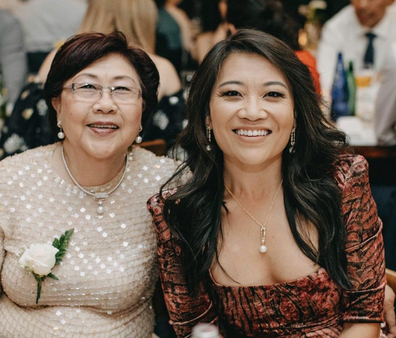 Tracy Vo with her mum