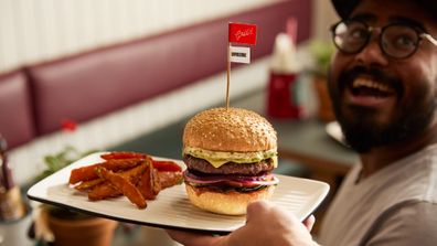 The Grill'd Impossible burgers are all plant based