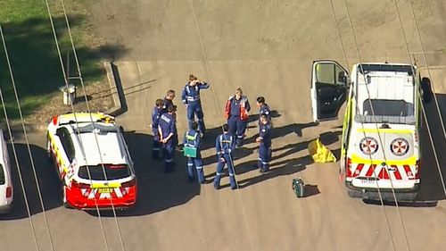 A man has been seriously injured at an industrial site in Smithfield.