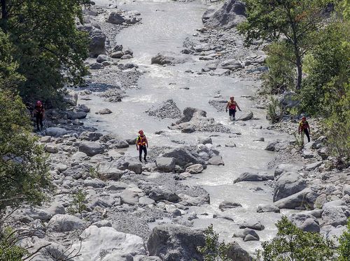 The victims were all hikers, caught out by the torrent of the Raganello stream.